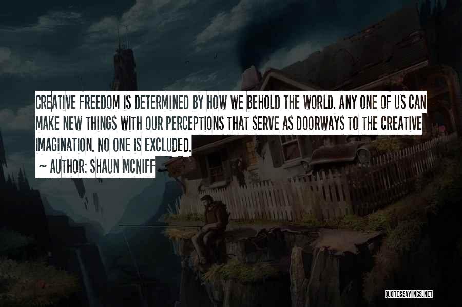 Creative Freedom Quotes By Shaun McNiff