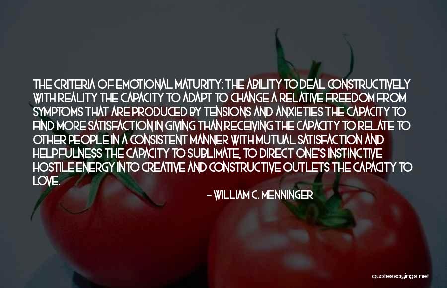 Creative Freedom Quotes By William C. Menninger Creative Freedom Quotes By William C. Menninger