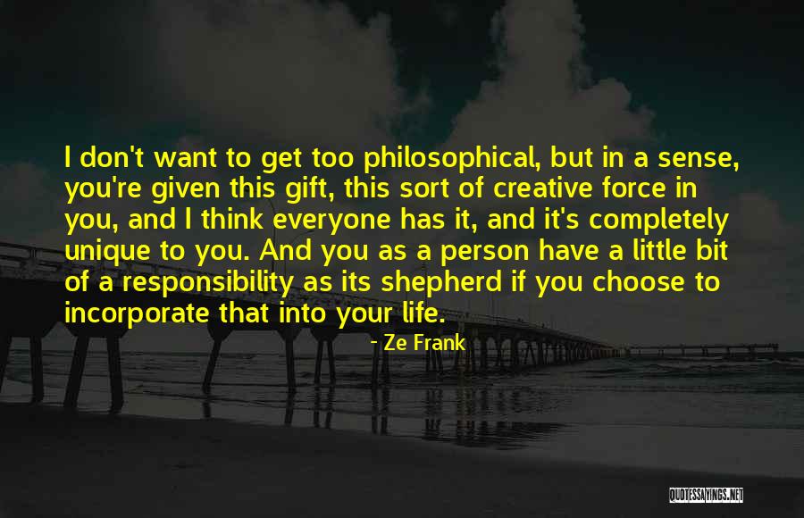 Creative Person Quotes By Ze Frank Creative Person Quotes By Ze Frank