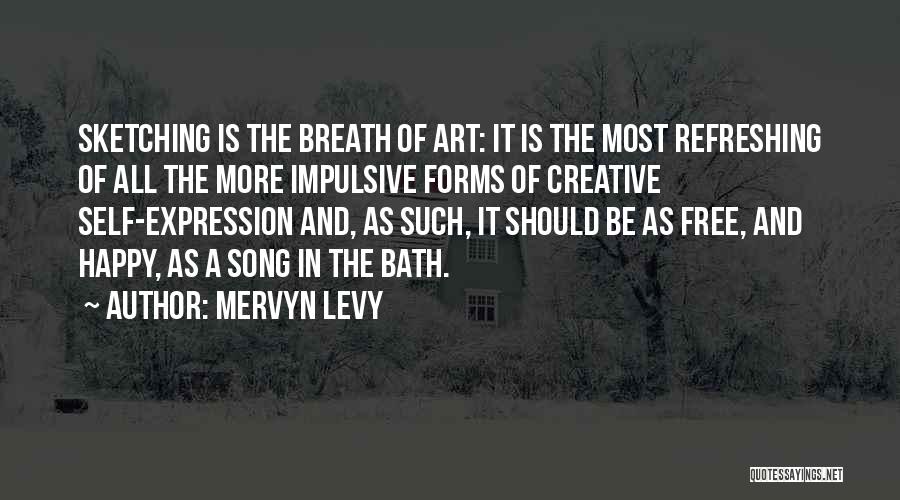 Creative Self Expression Quotes By Mervyn Levy