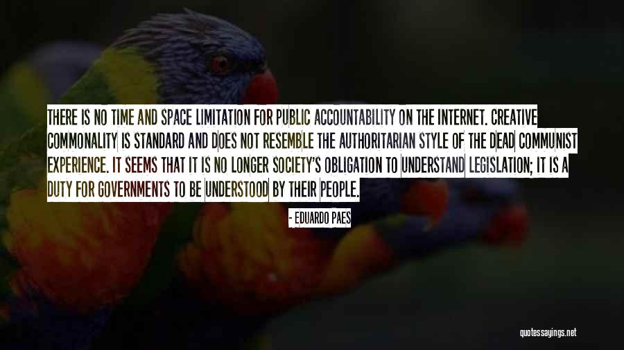 Creative Space Quotes By Eduardo Paes Creative Space Quotes By Eduardo Paes