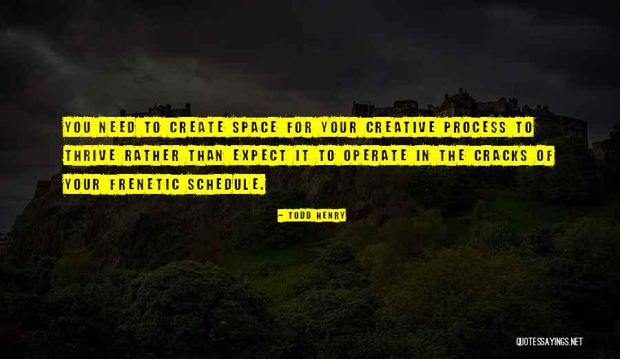 Creative Space Quotes By Todd Henry Creative Space Quotes By Todd Henry