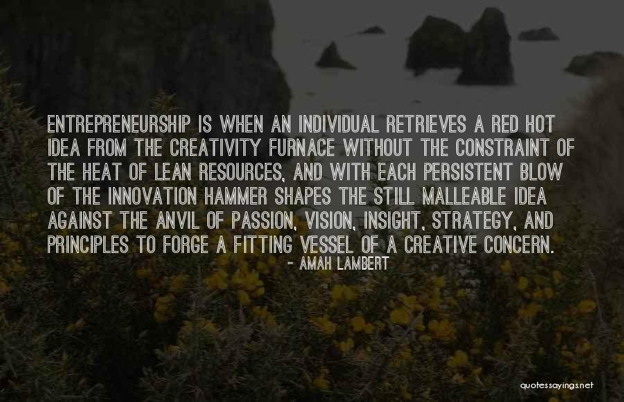 Creative Vision Quotes By Amah Lambert