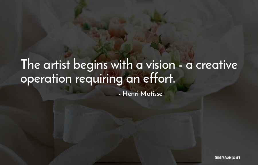 Creative Vision Quotes By Henri Matisse