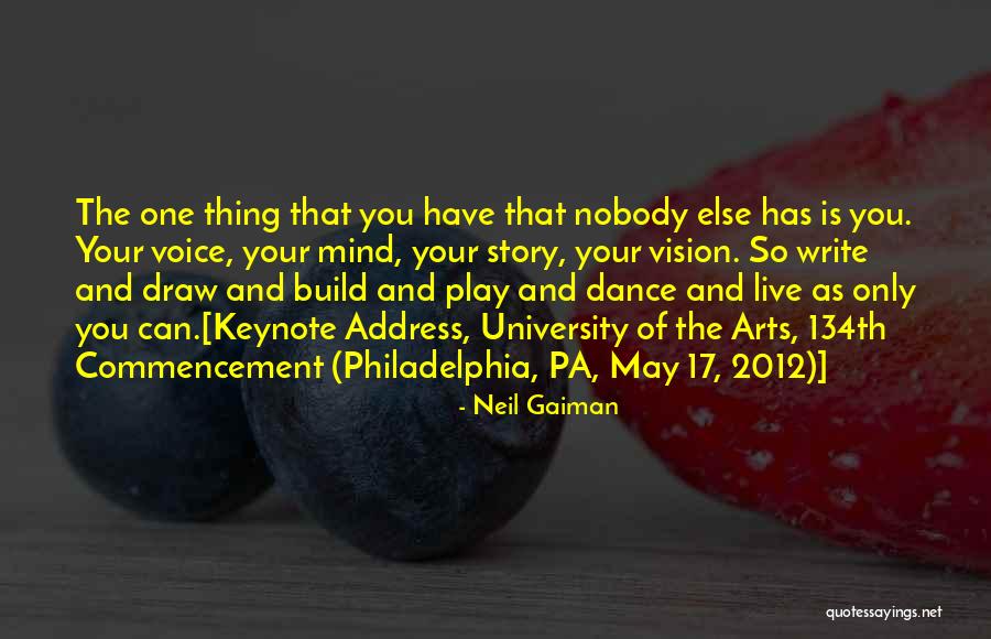 Creative Vision Quotes By Neil Gaiman