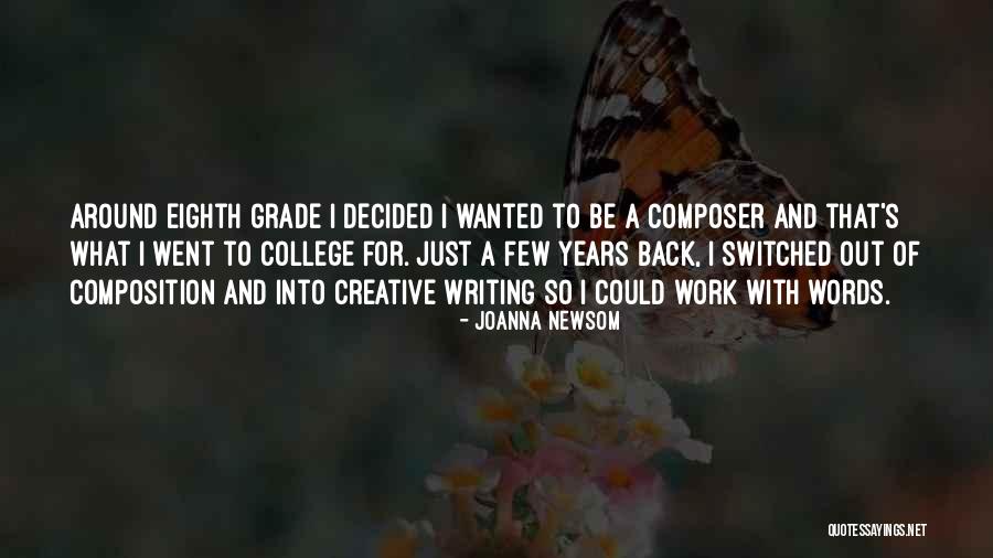 Creative Words Quotes By Joanna Newsom Creative Words Quotes By Joanna Newsom