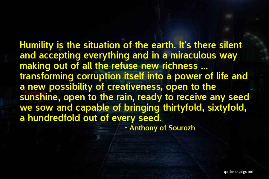 Creativeness Quotes By Anthony Of Sourozh