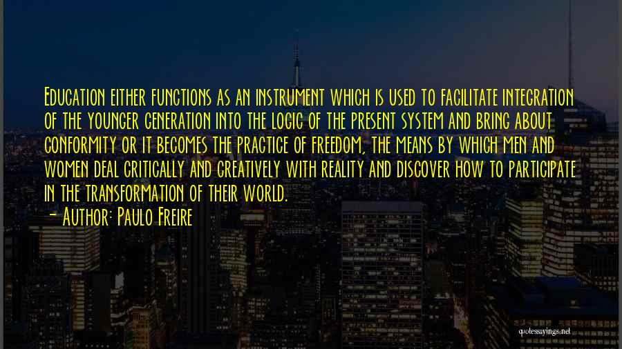 Creativity And Education Quotes By Paulo Freire