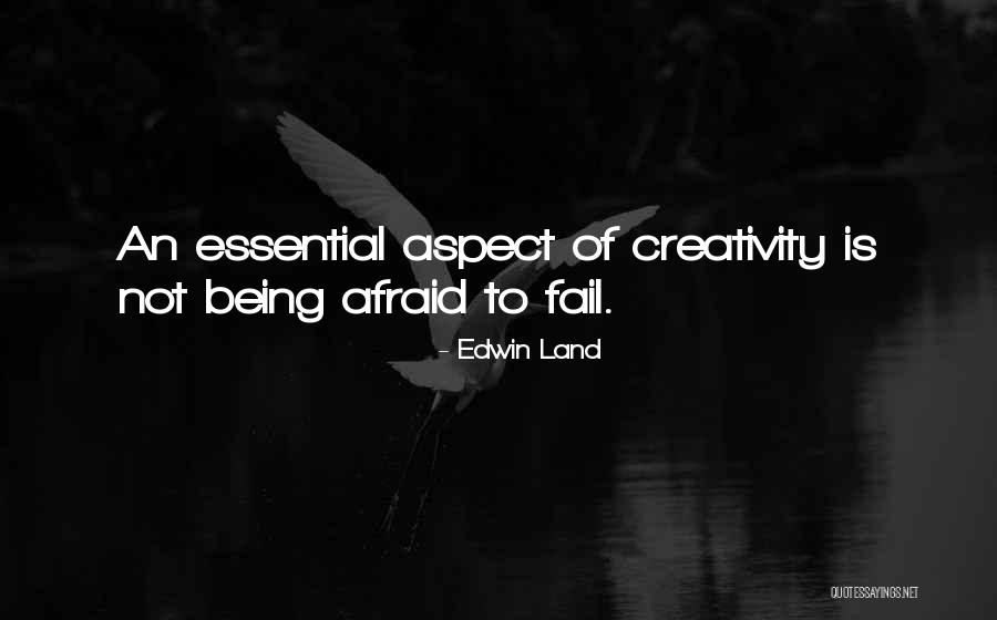 Creativity And Failure Quotes By Edwin Land Creativity And Failure Quotes By Edwin Land