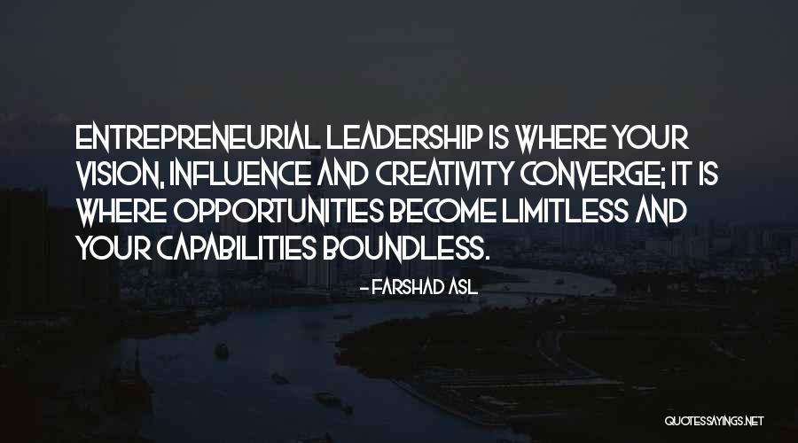 Creativity And Leadership Quotes By Farshad Asl Creativity And Leadership Quotes By Farshad Asl