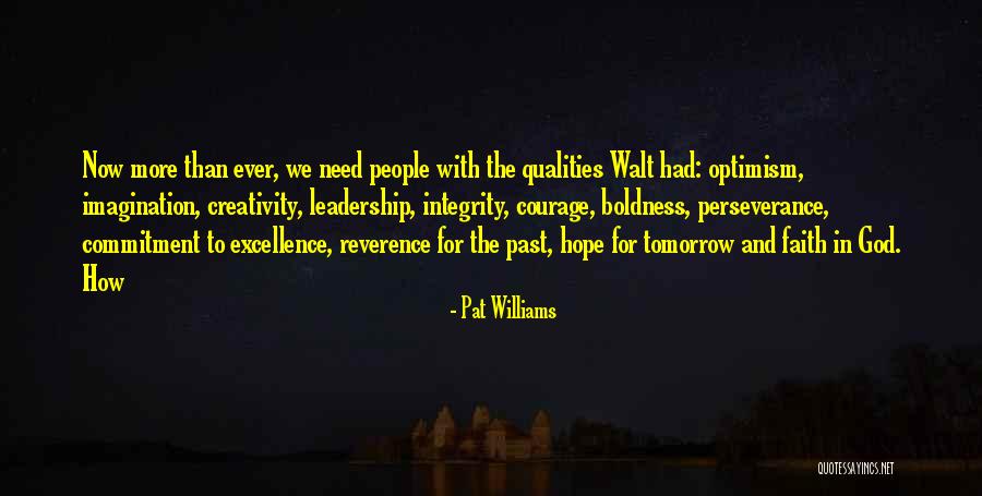 Creativity And Leadership Quotes By Pat Williams