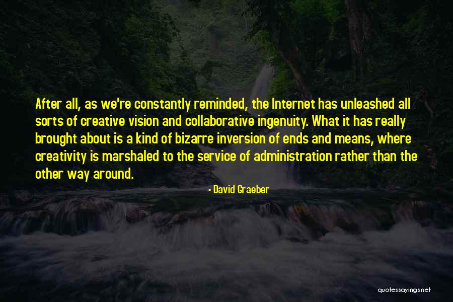 Creativity And Vision Quotes By David Graeber Creativity And Vision Quotes By David Graeber
