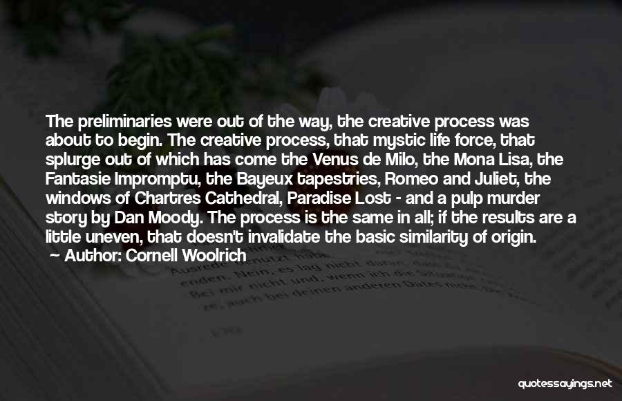 Creativity And Writing Quotes By Cornell Woolrich
