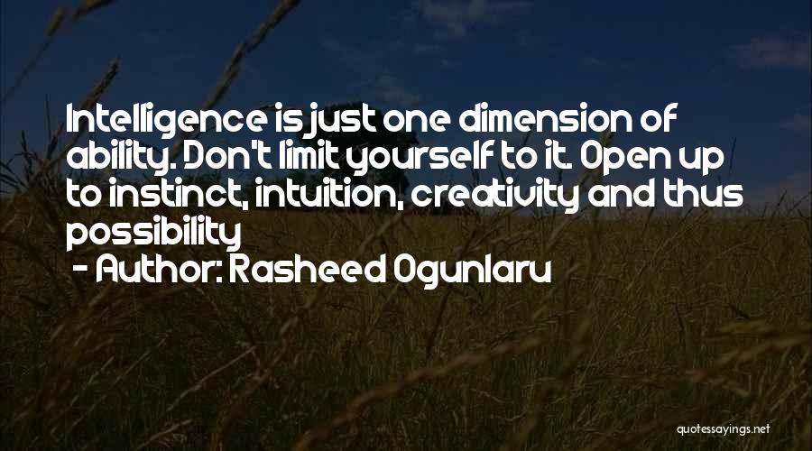 Creativity Has No Limits Quotes By Rasheed Ogunlaru