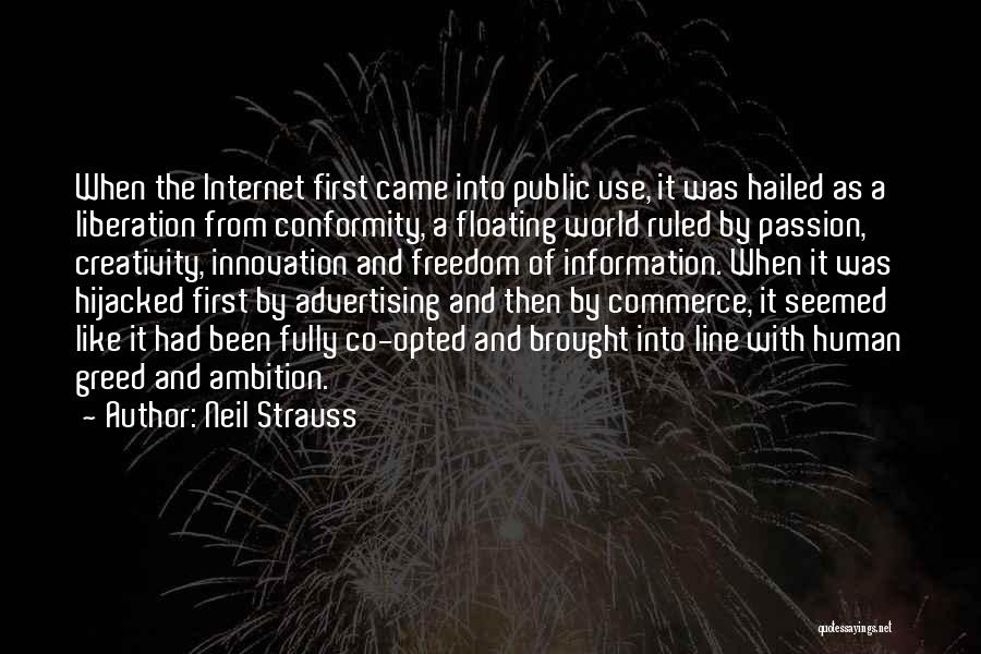 Creativity In Advertising Quotes By Neil Strauss