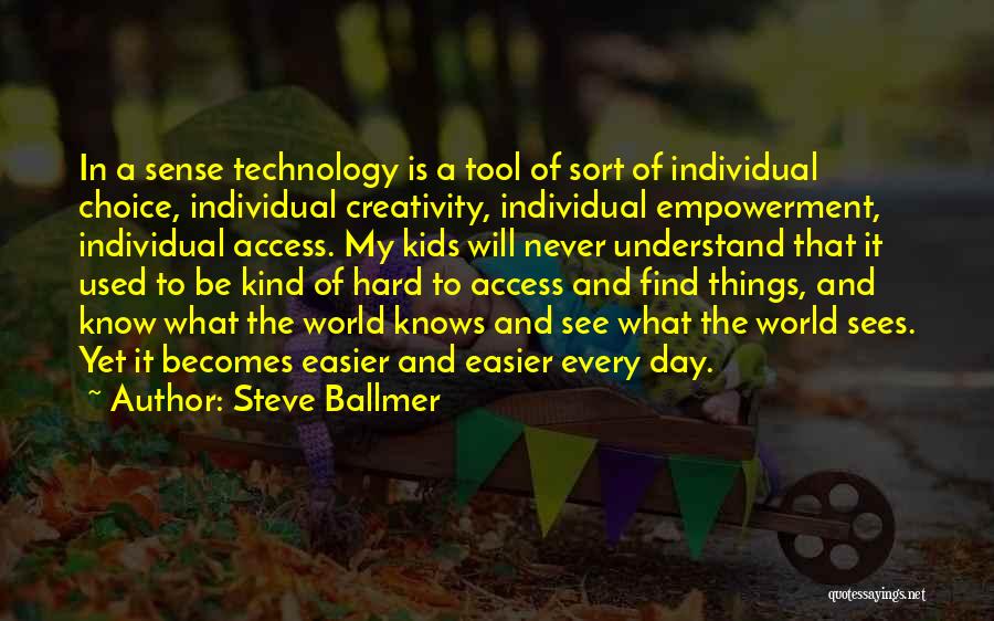 Creativity Of Kids Quotes By Steve Ballmer