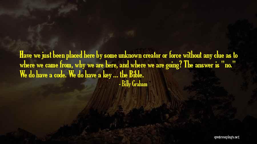 Creator Bible Quotes By Billy Graham