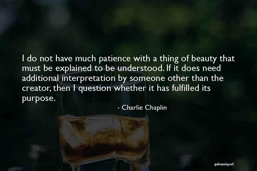 Creator Of Beauty Quotes By Charlie Chaplin