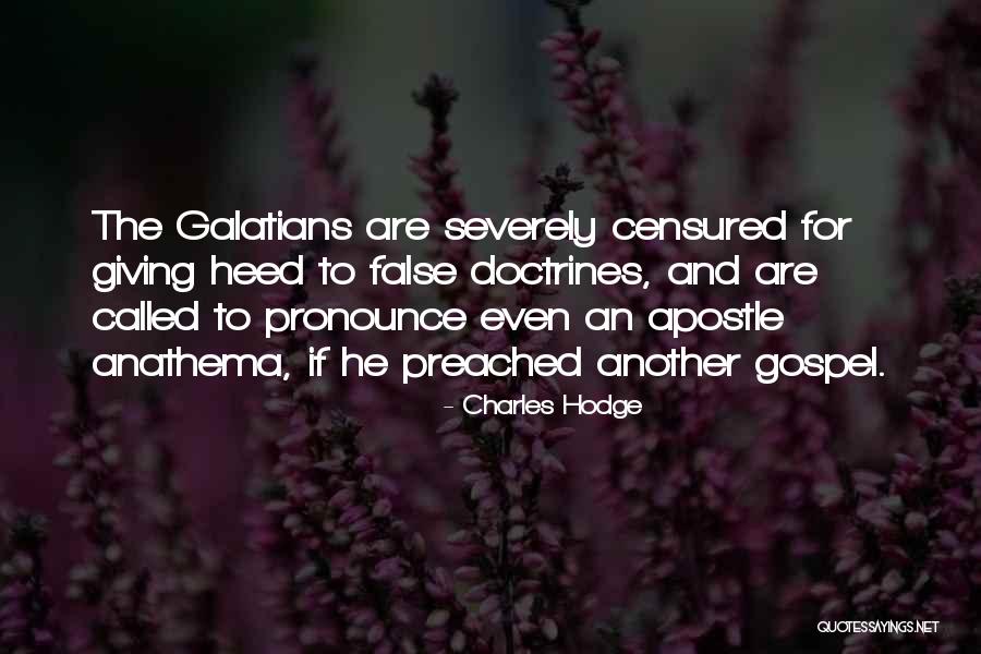 Creatura Quotes By Charles Hodge Creatura Quotes By Charles Hodge