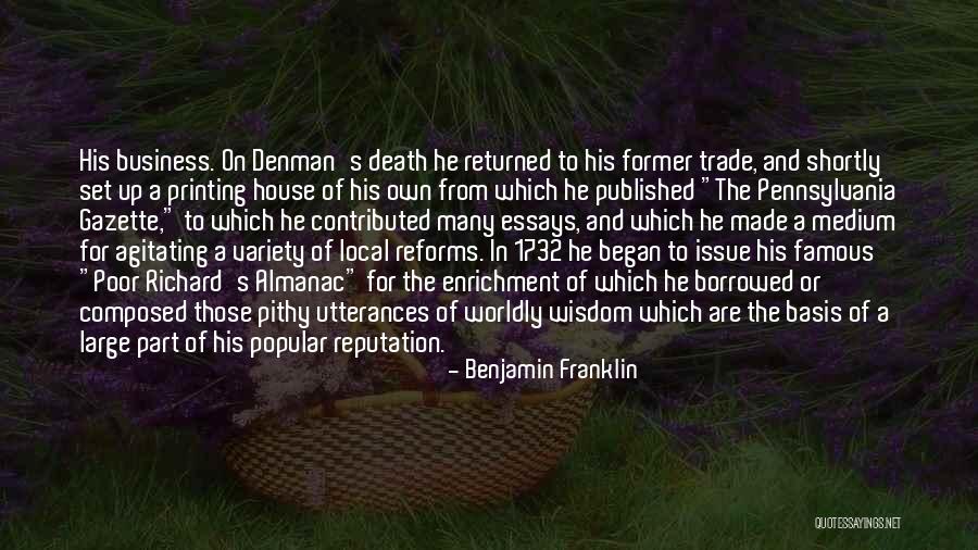 Creber Music Quotes By Benjamin Franklin Creber Music Quotes By Benjamin Franklin