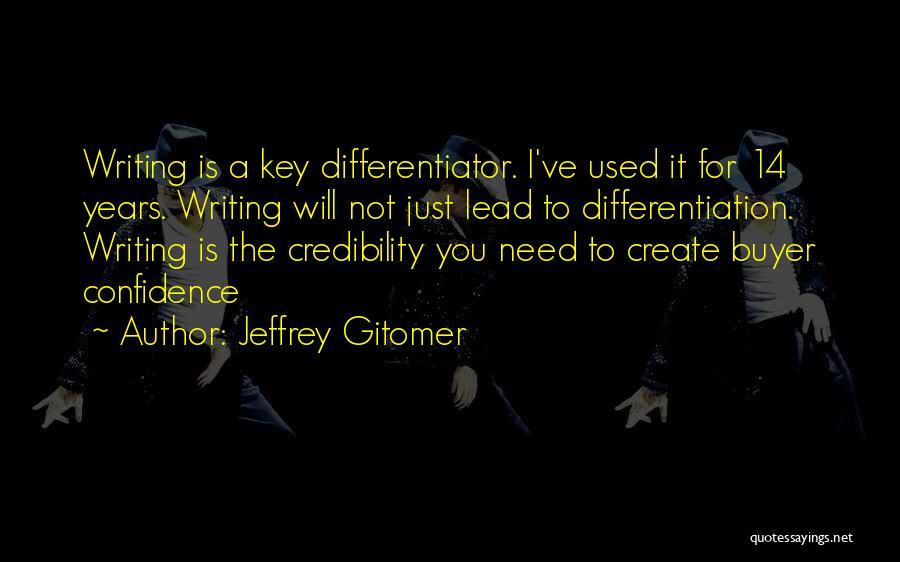 Credibility Quotes By Jeffrey Gitomer