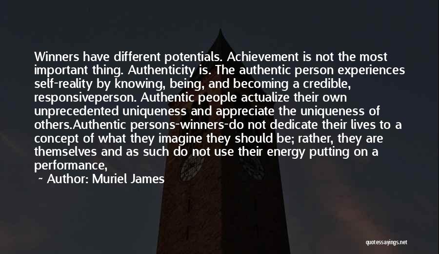 Credible Person Quotes By Muriel James