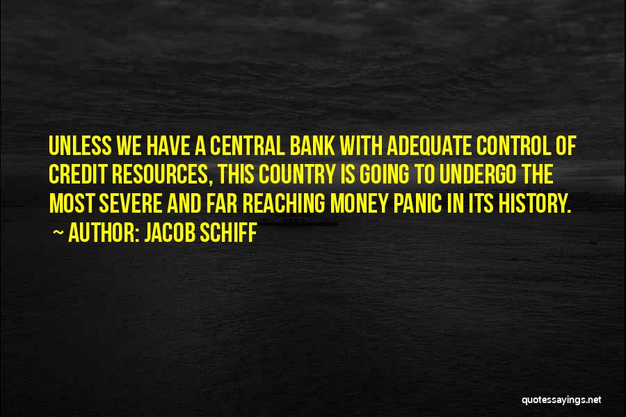 Credit Control Quotes By Jacob Schiff