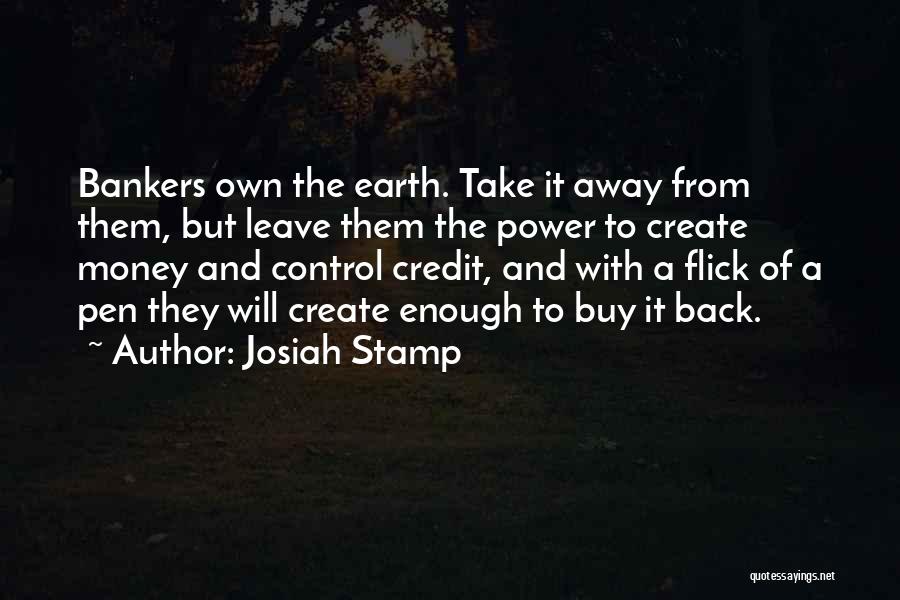 Credit Control Quotes By Josiah Stamp
