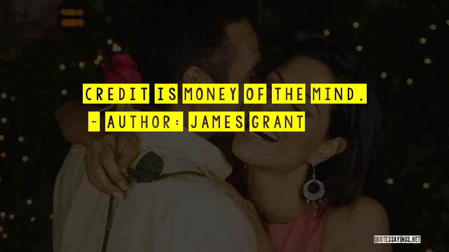 Credit Money Quotes By James Grant