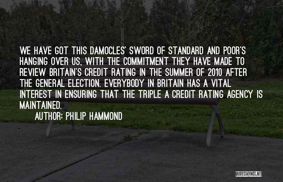 Credit Rating Quotes By Philip Hammond