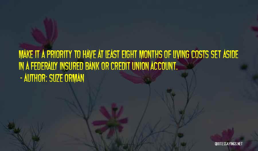 Credit Union Quotes By Suze Orman