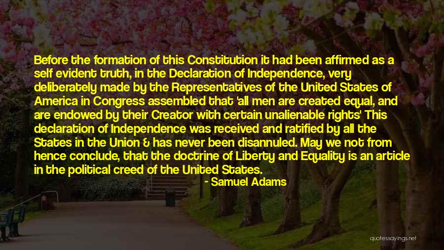 Creed Men Quotes By Samuel Adams Creed Men Quotes By Samuel Adams