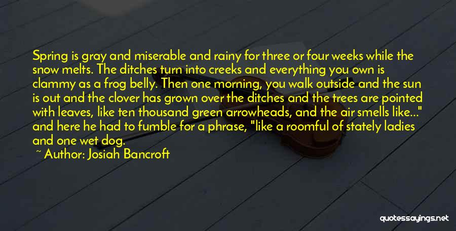 Creeks Quotes By Josiah Bancroft