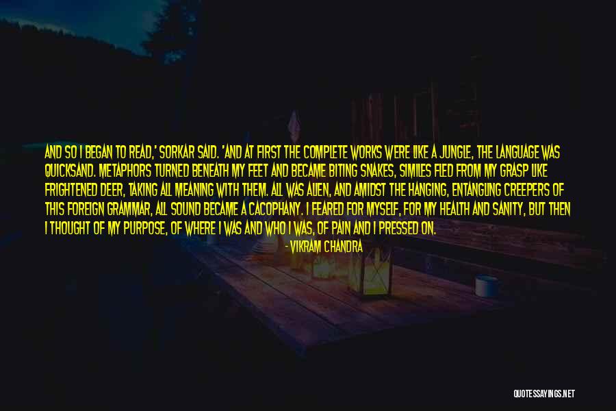 Creepers Quotes By Vikram Chandra Creepers Quotes By Vikram Chandra