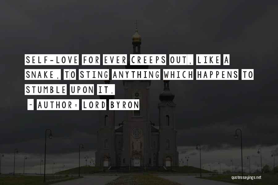 Creeps Quotes By Lord Byron