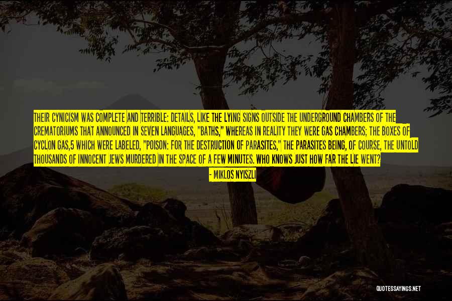 Crematoriums Quotes By Miklos Nyiszli Crematoriums Quotes By Miklos Nyiszli