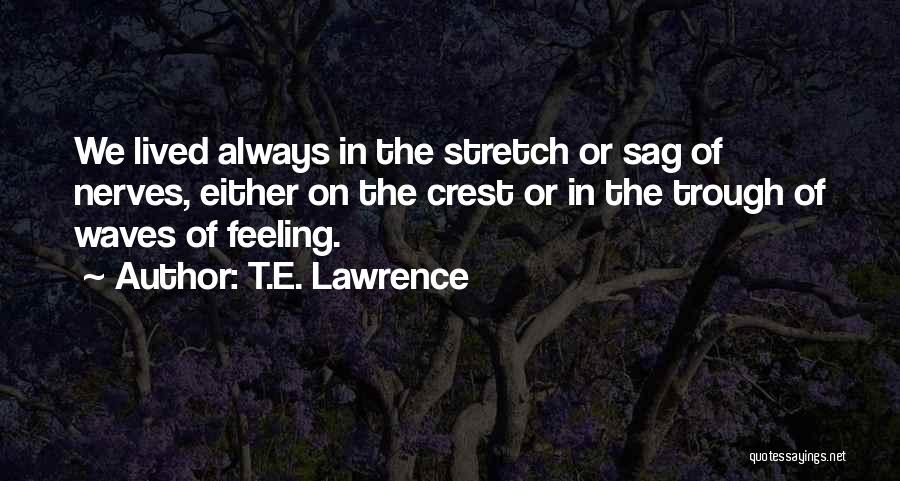Crest And Trough Quotes By T.E. Lawrence