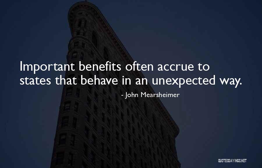 Crestas Mitocondriales Quotes By John Mearsheimer