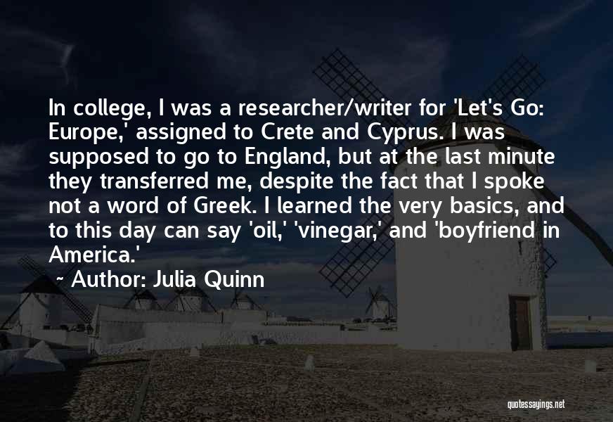 Crete Quotes By Julia Quinn