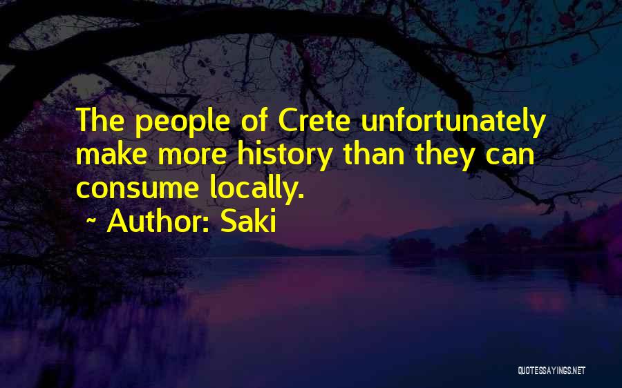 Crete Quotes By Saki