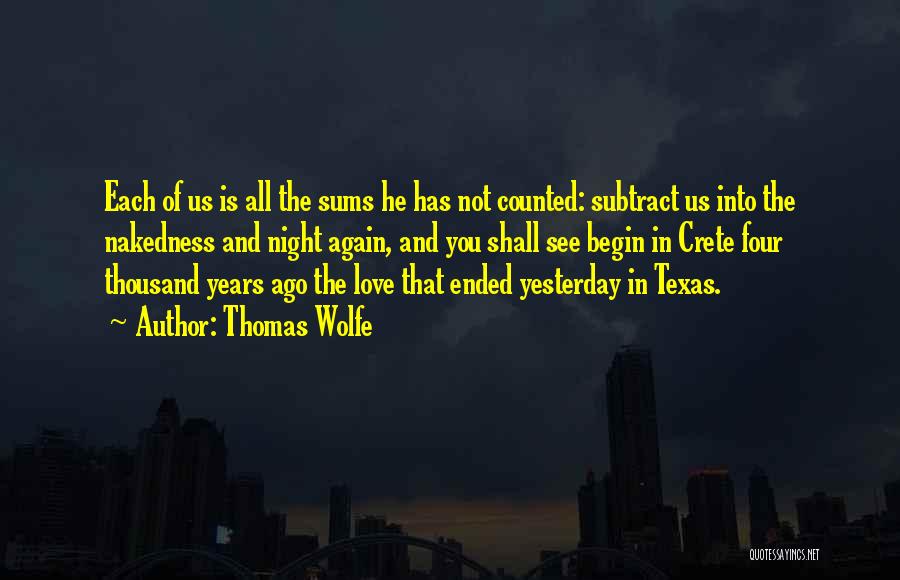 Crete Quotes By Thomas Wolfe