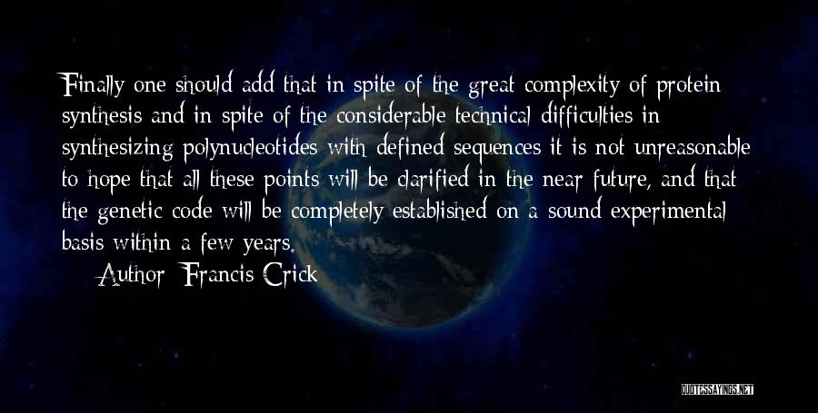 Crick Quotes By Francis Crick