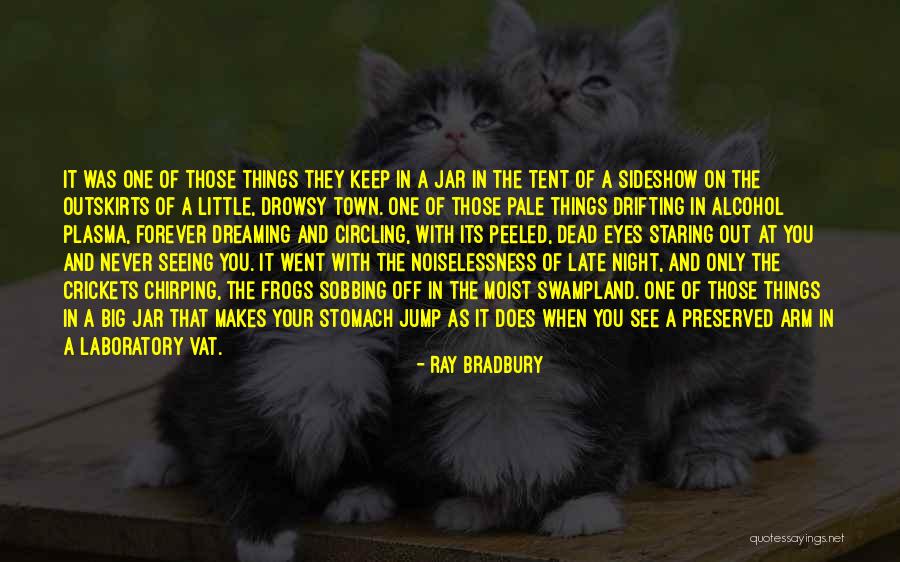 Crickets Chirping Quotes By Ray Bradbury