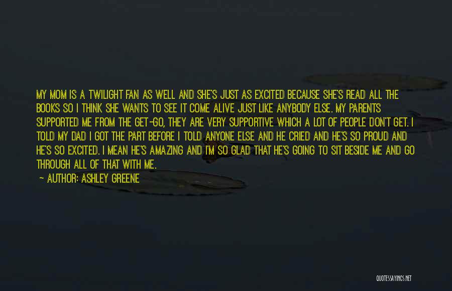 Cried A Lot Quotes By Ashley Greene