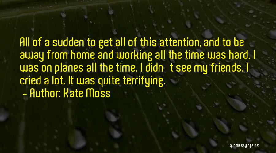 Cried A Lot Quotes By Kate Moss