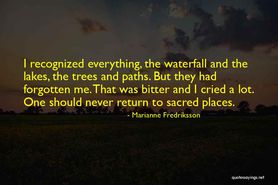 Cried A Lot Quotes By Marianne Fredriksson