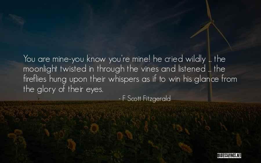 Cried Eyes Quotes By F Scott Fitzgerald