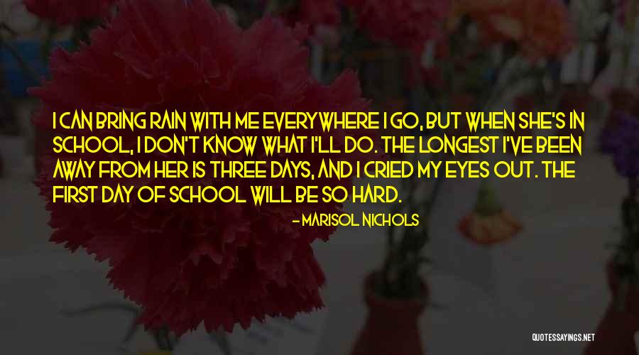 Cried Eyes Quotes By Marisol Nichols