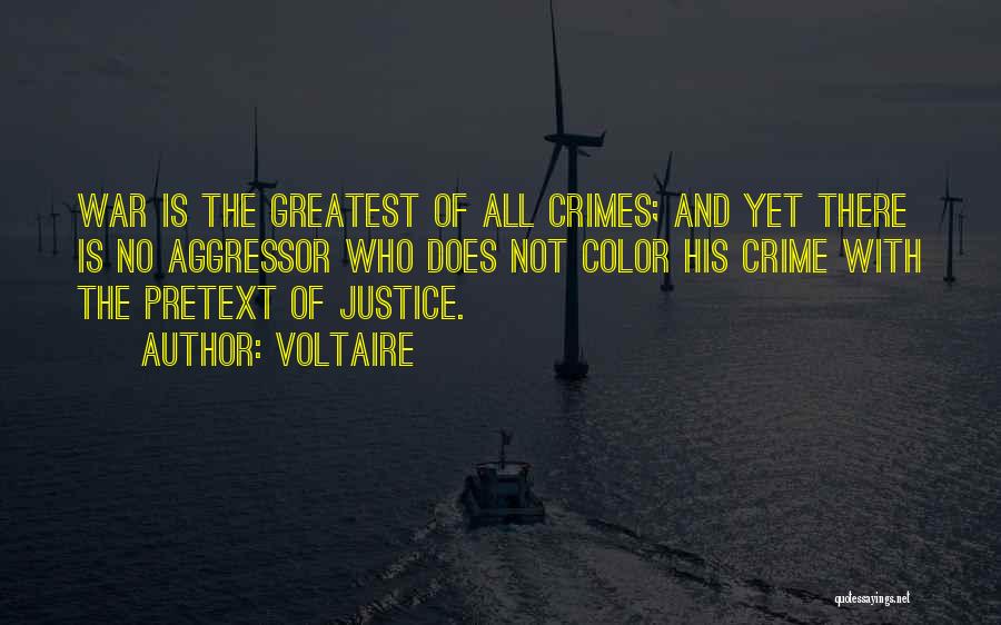 Crime And Justice Quotes By Voltaire