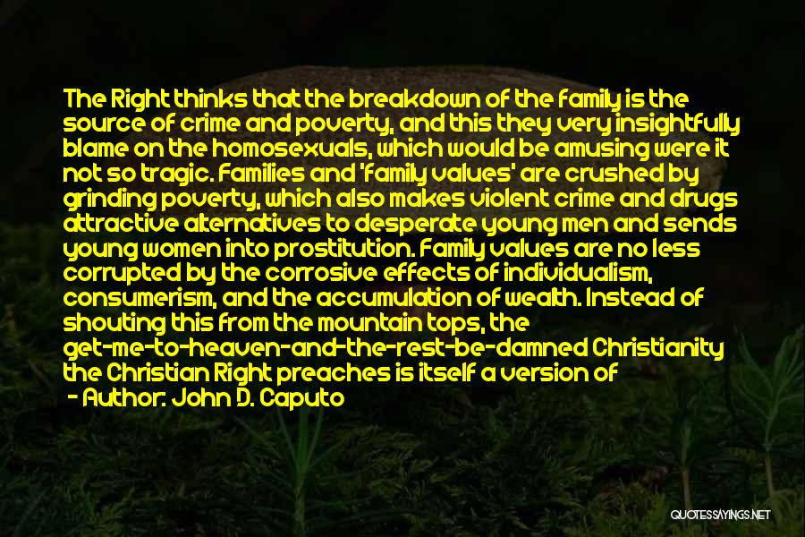 Crime And Poverty Quotes By John D. Caputo